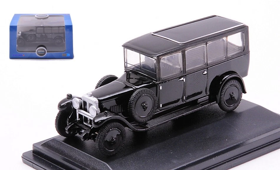 MODELLINO AUTO EPOCA STATICO OXFORD DAIMLER HEARSE NERO MODELLISMO SCALA 1:76 - Immagine 1 di 4