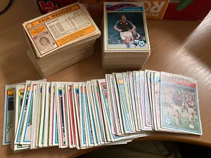 Topps Kaugummi orange Rückseite Fußballkarten - 1978 - verschiedene Karten - Bild 1 von 1