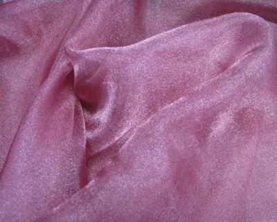 Organza Fabric - WINE RED - Snow Organza Sheer Costume Craft Fabric Material - Image 1 of 2