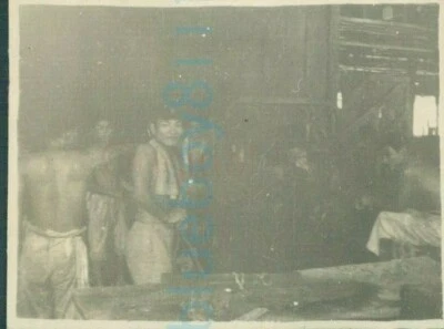 1946 Japan Kure RE Workshop Concrete mixers Photo by British Soldier 2.2x1.6" - Image 1 of 2