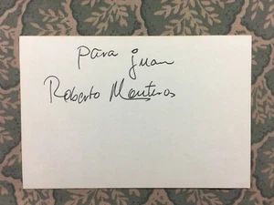 Roberto Montero - MEXICAN CINEMA - Tharus, Son of Attila - Autographed 1977 - Picture 1 of 2