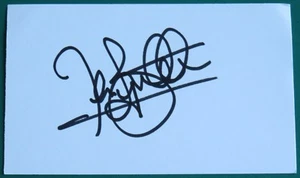 Terry Butcher Signed Index Card England, Ipswich Town & Rangers Legend COA - Picture 1 of 1
