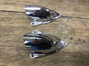 Pair Wilcox Crittendon boat Vents Rechromed January 24’ Marked 722 - Foto 1 di 4