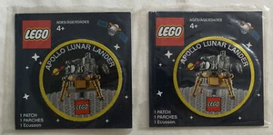 2x LEGO® 5005907 APOLLO Lunar Lander parche / parche (se adapta a 10266) nuevo y embalaje original - Imagen 1 de 9