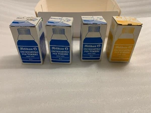 Inchiostro blu e nero per timbri di gomma Pelikan Vintage Tampone ufficio - Foto 1 di 7