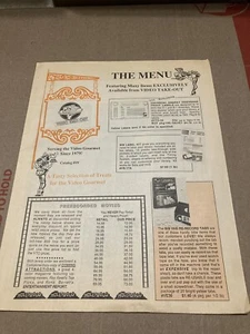 Video para llevar - PC para juegos Película Atari - Anuncio de folleto de ventas de revistas vintage - Imagen 1 de 3