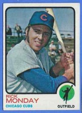 1973 Topps Rick Monday Chicago Cubs #44