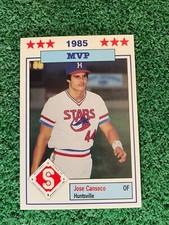1986 Jennings Southern League All-Stars #14 Jose Canseco Huntsville Stars