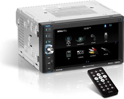 *BOSS AUDIO SYSTEM BV9370B 6.5" TOUCHSCREEN BLUETOOTH USB/SD/AM/FM NO CD PLAYER - Image 1 of 4
