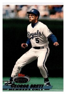 1993 Topps Stadium Club Members Only George Brett - Kansas City Royals