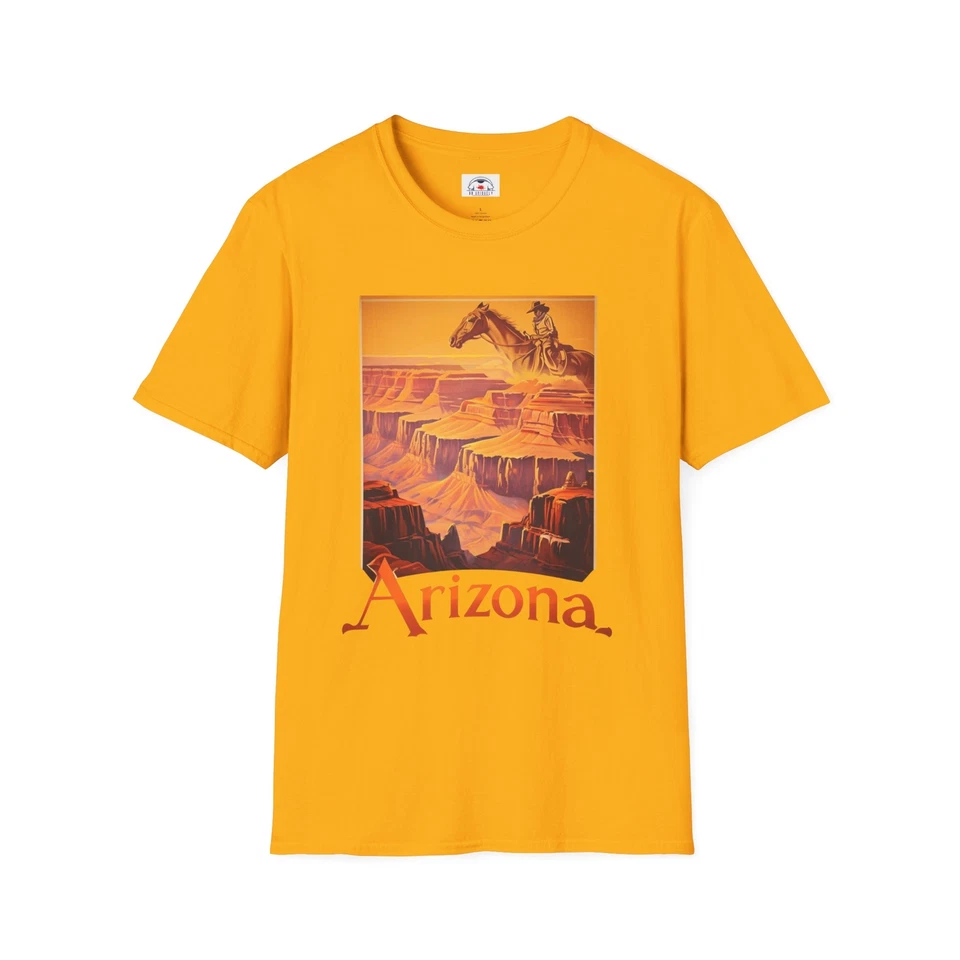 Camiseta Arizona Gráfica Estilo Suave Unisex Camiseta De Colección Arizona Camisa Regalo para ella Foto 1 de 1