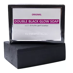 Authentische Arbutin & Lakritz schwarze Seife 120g Aufhellen & Bleichen Beauty Bar - Bild 1 von 1