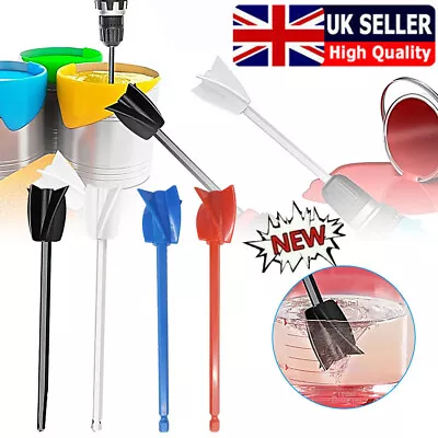 Epoxy Mixer Attachment For Drill Reusable Paint Resin Mixer Paddle Rod RW • 4.90£