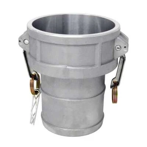 Aluminum Type C Cam and Groove Fitting, 6" Female Camlock x 6" Hose Shank (CA... - Picture 1 of 1