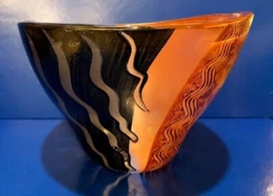 Kosta Boda Monica Backstrom Tonga Vase Signed - Picture 1 of 1
