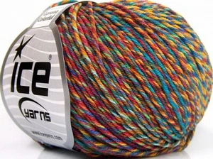 8-Skein Lot Lorena Colorful Yarn light cotton orange yellow brown - Picture 1 of 4
