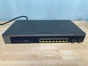 Netgear ProSafe GS510TP 8-port Gigabit PoE+ Smart Managed Switch 2 Gigabit SFP - Picture 1 of 6