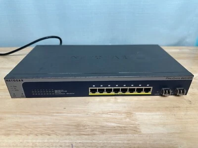 Netgear ProSafe GS510TP 8-port Gigabit PoE+ Smart Managed Switch 2 Gigabit SFP - Image 1 of 4