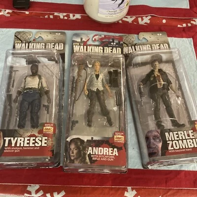 McFarlane The Walking Dead Tyreese Action Figure Series 5 Pistol Hammer Set Of 3 - Image 1 of 4