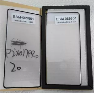 1 NEW 1 TRIED ON Pixel 7 Pro CURVED GLASS Screen Protector WONT WORK WITH CASES - Picture 1 of 2