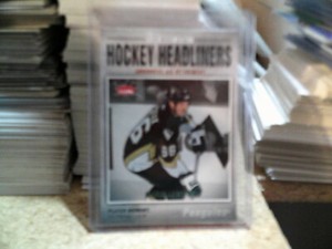 2006-07 FLEER HOCKEY HEADLINERS INSERT # HL6- MARIO LEMIEUX- PENGUINS- MINT