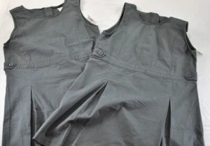lot of 2 girl's school uniforms size XXL Plus gray jumpers sleeveless zipper bac - Picture 1 of 11