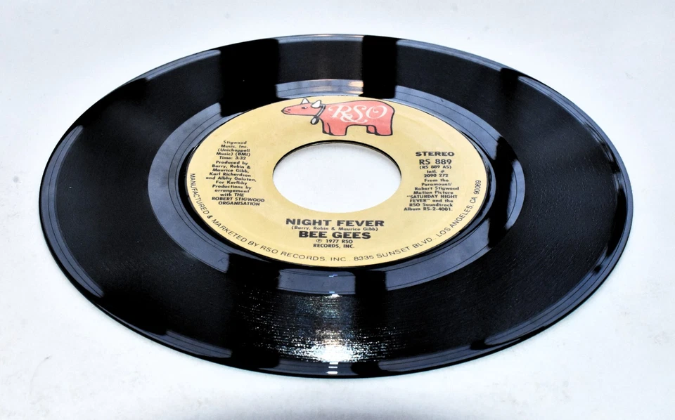 The Bee Gees Night Fever / Down The Road 1977 RSO Disco 45rpm Near Mint - Image 1 of 1