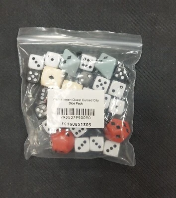 GAMES WORKSHOP Warhammer Quest CURSED CITY DICE SET