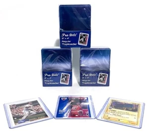 25 PRO SAFE 3x4 REGULAR TOPLOADERS NUEVO Fundas rígidas transparentes para tarjetas coleccionables Deportes - Imagen 1 de 5