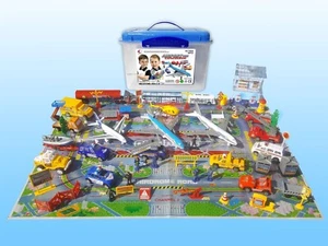 Aviator Action! Kids Airport and Airplanes Playset 57 Piece - Picture 1 of 8