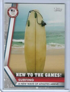2020 TOPPS OLYMPICS ~ NEW TO THE GAMES CARD #NG-SF ~ SURFING 2021 ~ QTY - Bild 1 von 2
