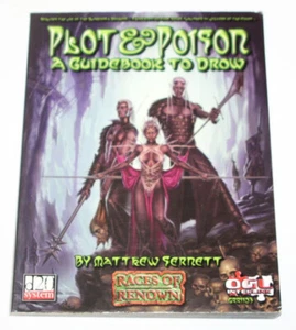 Plot & Poison Guidebook to Drow - Green Ronin 2002 GRR1103 RPG Book 3.5 D&D d20 - Picture 1 of 11