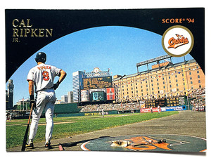 HOF'er CAL RIPKEN JR Orioles 1994 Score BURGER KING GOLD PARALLEL CARD #7 of 9