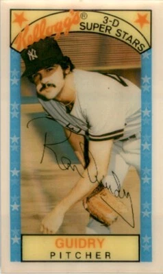 1979 Kellogg's 3D Super Stars Baseball Ronald Guidry New York Yankees #11 - Image 1 of 2