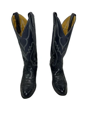 Botas Vaqueras Nocona De Colección Serpiente Exótica Hechas en EE. UU. Talla 5.5 A Foto 1 de 4