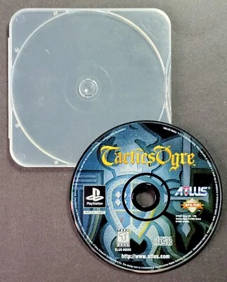 Tactics Ogre (Sony PlayStation 1, 1997) PS1 Disc Only, Small Paint Lift on Top - Image 1 of 4