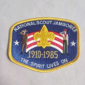 National Scout Jamboree Patch Spirit Lives On 1910-1985 75th Anniversary BSA - Picture 1 of 4