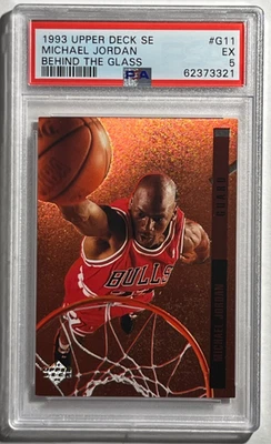 1993 Upper Deck SE 迈克尔·乔丹 玻璃后 #G11 PSA 5 — 第 1/2 张图片