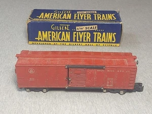 Gilbert American Flyer S 633 Baltimore & Ohio Boxcar Boxed ~ TS - Picture 1 of 10