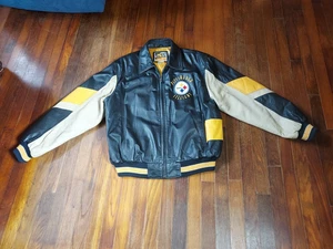 Vintage Steeler G-III & Carl Banks Lederjacke. RAR - Größe L - Bild 1 von 6