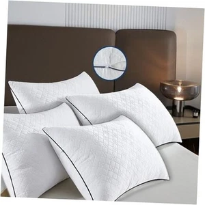 Bed Pillows for Sleeping Standard Size 4 Packs,Ultra Soft Fluffy ,Premium Soft - Picture 1 of 7