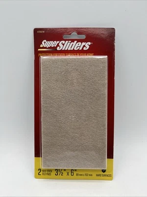 Self Stick Heavy Duty Felt Pads Hard Floors Furniture Protection 2 Pc D1018317 - Image 1 of 4