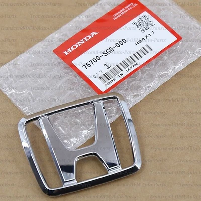 75700-SG0-000 GENUINO OEM CAPÓ DELANTERO LOGOTIPO EMBLEMA INSIGNIA - HONDA CIVIC / CRX 88-91 Foto 1 de 4