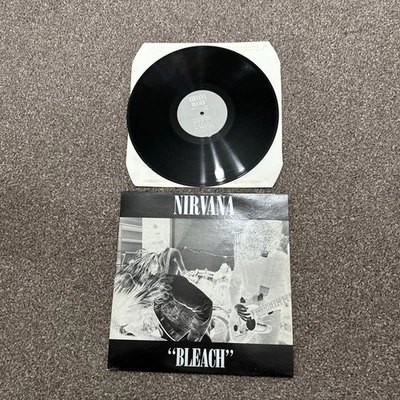 RARE LP VINYL NIRVANA ALBUM BLEACH TUPLP6 UK 1ST PRESS 1989 NICE COPY EX/EX - Image 1 of 4