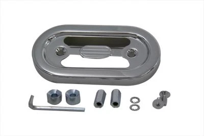 Voltage Regulator Cover Chrome fits Harley Davidson - Image 1 of 2