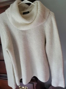 Ralph Lauren Women's Sweater Mohair Blend Green Label Cream XLarge Old Money XL - Picture 1 of 7