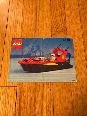 Lego Town Dark Shark (6679) Instruction Booklet Only - Image 1 of 2