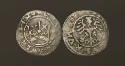 SCHWEIDNITZ / SWIDNICA 1/2 Groschen 1526 - Silver - Image 1 of 3