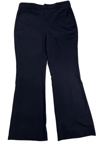 Banana Republic Bootcut Pants 8 Navy Stretch Work Trouser Pockets Career Office - Picture 1 of 16