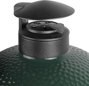 3-in-1 Gusseisen Top Cap für Green Egg Grill Big Medium Large XL Kamado Zubehör - Bild 1 von 6